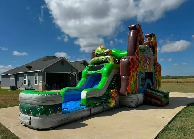 Little Rascals inflatable setup