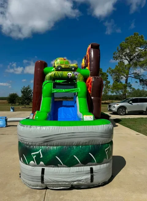 Green waterslide rental