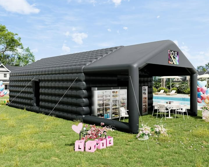 Black Inflatable Event Tent