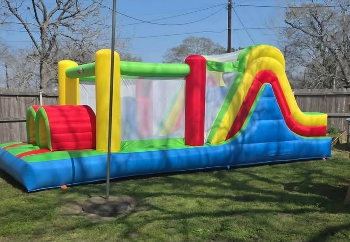 Colorful Inflatable Obstacle Course