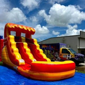 Red & Yellow Double Waterslide