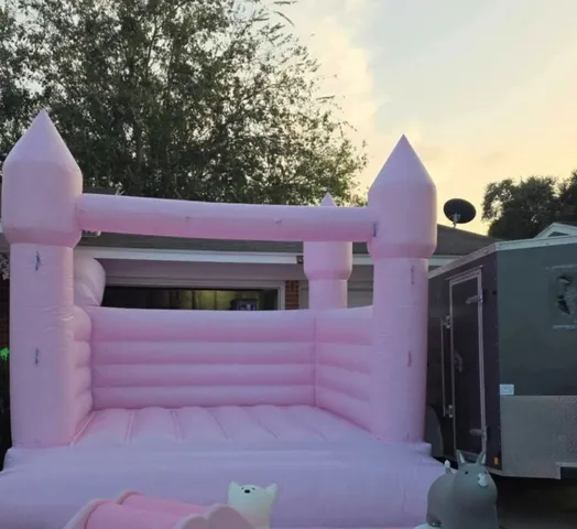 Light Pink Bounce House